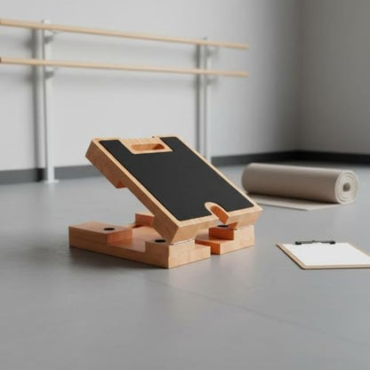 Wooden Stretching Board Portable Incline Board Non-Slip Surface Fitness Equipment for Home Workout