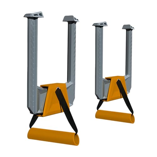 Doorway Pull Up Bars Portable Compact No Drilling Required Comfortable - color: Gray
