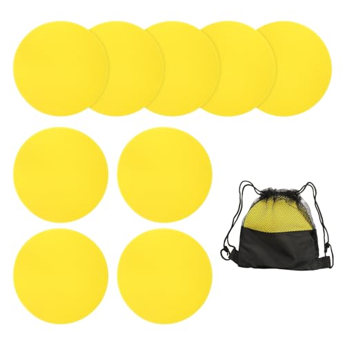 Spot Markers, Poly Spot Marker for Agility Training Floor Dots Non Slip Flat Field Cones