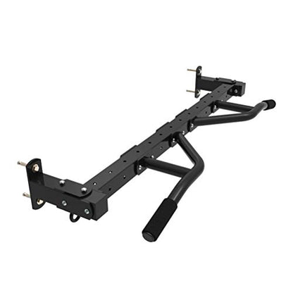 AGYH Wall-Mounted Chin Up Bar, Hanging Horizontal Bar with Adjustable Handle Position, Sandbag Resistance Band Exercise Equipment, Load 300KG - color: Black