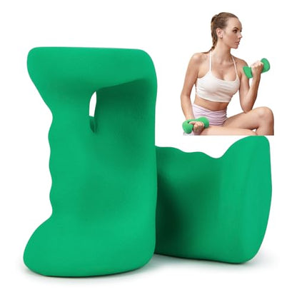 HXD-ERGO Ergonomic Dumbbells Weights Set-Hand Weights for Women at Home, Ear Dumbbells Weights for Pilates, Yoga, Jogging,StrengthTraining - color: 6 LBS