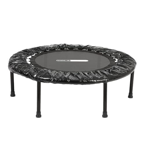 36 Inch Foldable Mini Trampoline Fitness Rebounder w/Adjustable Handle