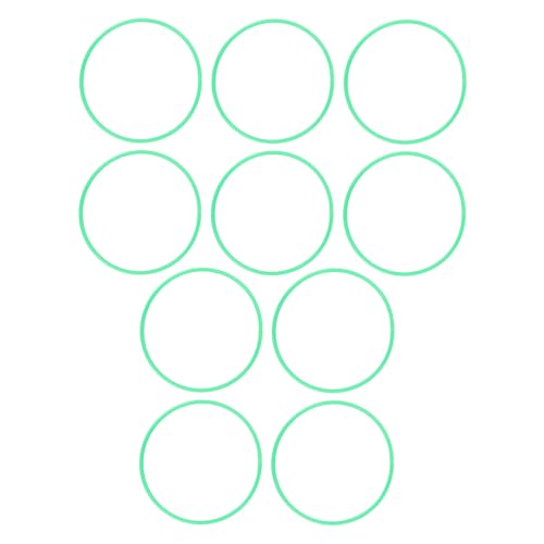 Dioche Agility Rings Speed 10 Pcs Agility Speed Rings 13.78in Balance Coordination Training Hoops for Kids - Safe, Creative, and Engaging Sensory Exercise Tool