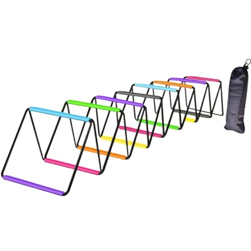 Agility Ladder Agility Training Equipment Jumping Obstacles Soccer Speed Ladder for Volleyball - color: 16 Grids, size: 640cmx40cm