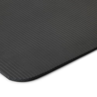 Amazon Basics Extra Thick Exercise Yoga Mat with Carrying Strap - color: Black, style: 1/2 Inch