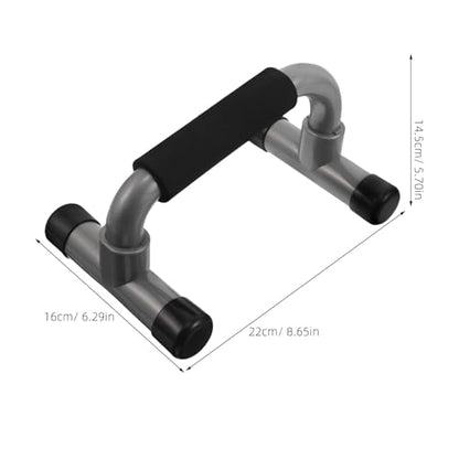 HEMOTON H-shaped Push up Bars Pair, Non-slip Gymnastic Parallette Bars with Sturdy Handles, Portable Home Fitness Equipment for Chest Muscle Training and Floor Workouts