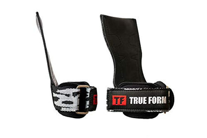 True Form Grips- (Medium, Snow Camo) Weightlifting Workout Gear Alternative Power Lifting Hook Deadlift Glove Padded Wrist Wrap Support Dumbell Bodybuilding Weight Crossfit Pull Up Slip Kettlebell