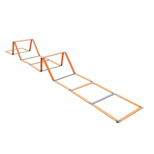 Coordination Training Ladder Multifunctional Agility Hurdle Ladder Fixed Frame Folding Agility Hurdle for Speed Exercises