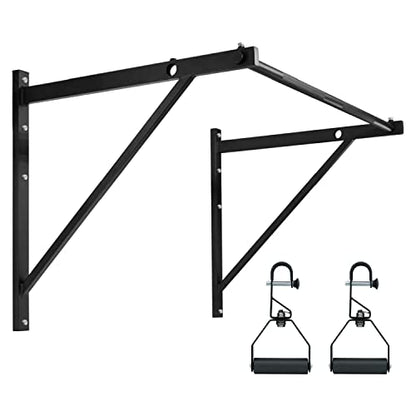 Yes4All Heavy Duty Wall Mounted Pull Up Bar – Multi-Grip Ceiling Strength/Joist Mount/Chin-Up Bar for Home Gym Portable