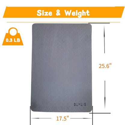 Under Desk Elliptical Equipment Mat, Electric Leg Foot Exerciser Machine Mat while Sitting for Seniors, Anti-slip and Lightweight Ellipse Rubber Matt to Protect Concrete, Hardwood Floors,Carpet, Large - size: Large
