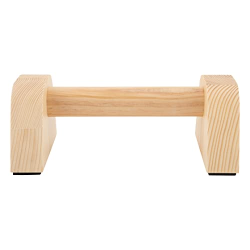 Wooden Push Up Bar Stand - Pushup Parallettes Floor Handles Perfect Bars for Calisthenics & Handstand
