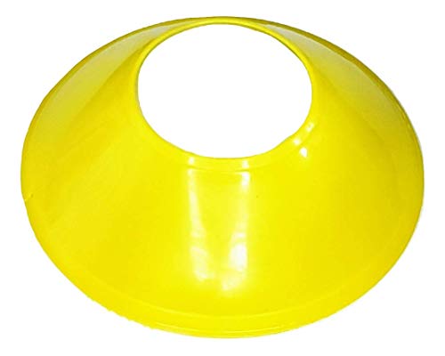 1 Stop Soccer Set of 10 Agility Disc Cones Perfect - color: Yellow