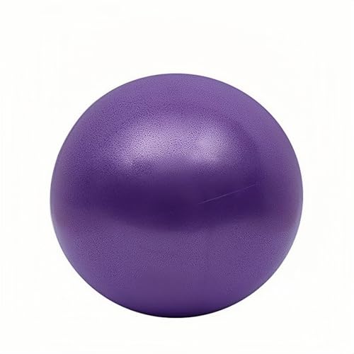 Small Pilates Ball 9 Inch Small Exercise Ball Mini Workout Yoga Balls for Gym Yoga, Core Training, Fitness, Workout, Stability, Improves Balance - color: Purple-1 Pcs
