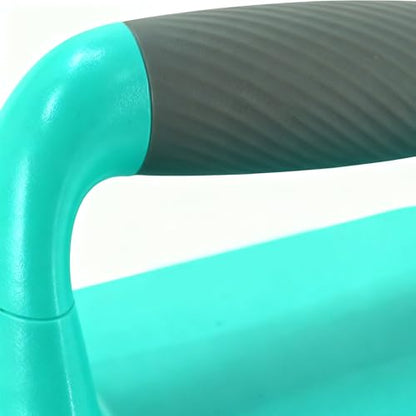 Floor Push Up Handles, with Ergonomic Non-Slip Grip, Blue, Home Workout Equipment, Fitness Push Up Tool, Multi-Functional Design, for Gym, Pilates, Yoga, Boxing
