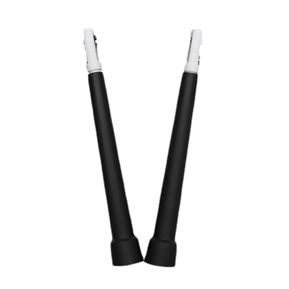 2 Pair Speed Jump Rope Handles Replacement Grip with Cable Mount Screw Rubber End Cap for Speed Jumping Rope Exercise Skipping Ropes Stainless Steel 2.5mm Wire Cord Repair Parts