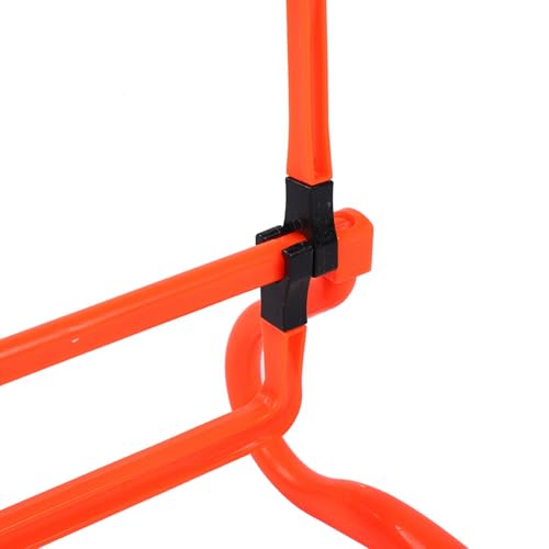 VGEBY 5Pcs Football Hurdle, PVC Adjustable Foldable Soccer Training Tool Training Aids for Soccer Basketball Baseball