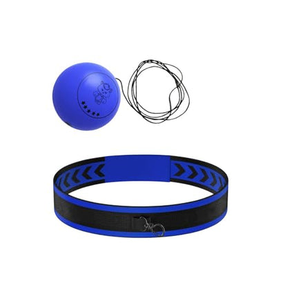 Reflex Ball Headband Multifunctional Fun Effective Reaction Training - color: Blue ball