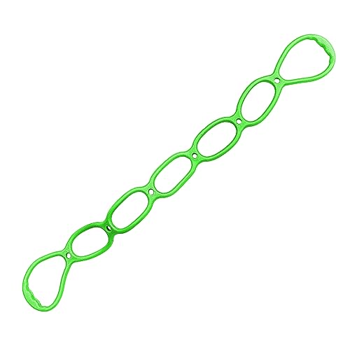 Walk at Home Workout Bands 7 Ring Adjustable Resistance Bands for Working Out Home Workout Walking Exercise Workout Bands Fitness Program Exercise Bands Stretch Bands for Recovery - color: Green