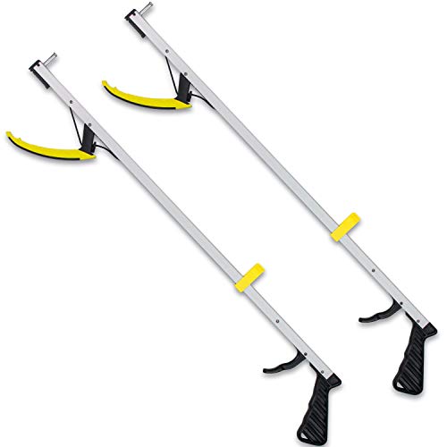 RMS Featherweight the Original Reacher 2-Pack (26-inch), Best for People with Flexibility Limitations Affecting the Back, Hips, Shoulders, or Grip Strength