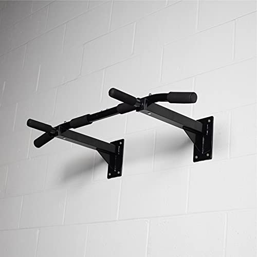 Titan Fitness 3 Position Wall Mounted Pull Up Bar ChinUp Mount Foam Grip Handles Multi Function Home Gym Exercise