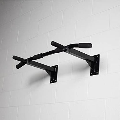 Titan Fitness 3 Position Wall Mounted Pull Up Bar ChinUp Mount Foam Grip Handles Multi Function Home Gym Exercise