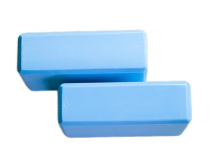Yoga Block High Density EVA Foam Blocks 2 Packs 9"x6"x3" Each, Supportive, Lightweight with Beveled Edges for Yoga, Pilates, and Meditation