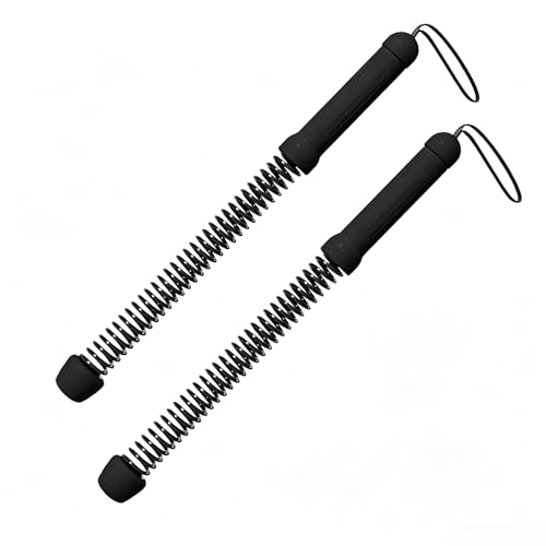Weighted Ropeless Battle Ropes for Home Gym, Cordless Workout Ropes for HIIT & Strength Training, Non-Slip Grip Portable Exercise Equipment for Full Body Workout, Black