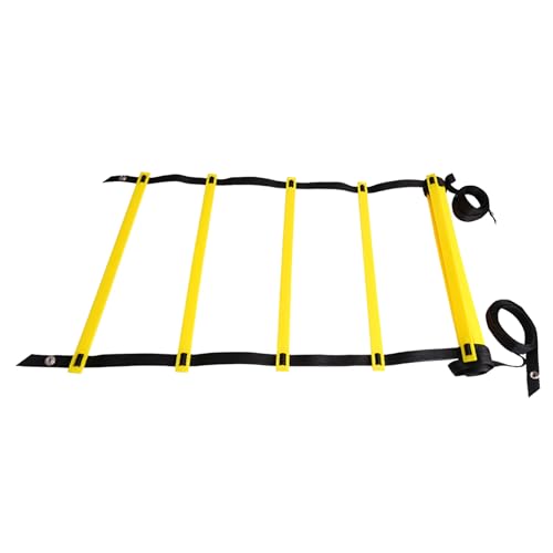 Agility Ladder Footwork Exercise Ladder Speed Training for Sports with Portable Design for Football Basketball Tennis Soccer Fitness Home Gym - size: 7 Meters 13 Rung