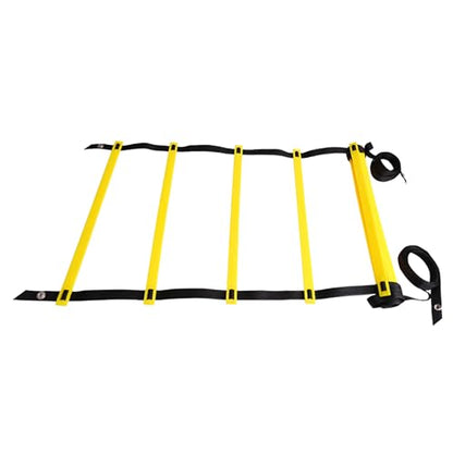 Agility Ladder Footwork Exercise Ladder Speed Training for Sports with Portable Design for Football Basketball Tennis Soccer Fitness Home Gym - size: 7 Meters 13 Rung