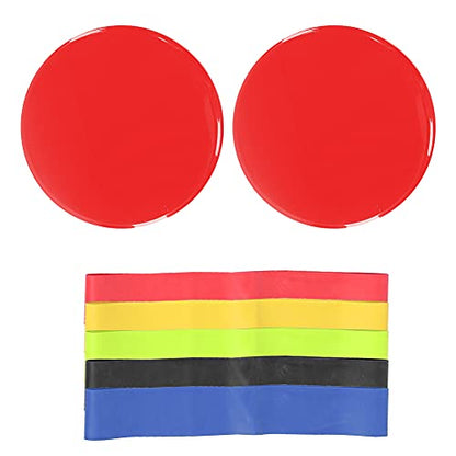 Sliding Disc Workout Sliders, Core Exercise Fitness Training Disks, Double - Sided for Carpet and Hard Floors - Low Impact, Portable, Ideal for Pilates and Home Gym