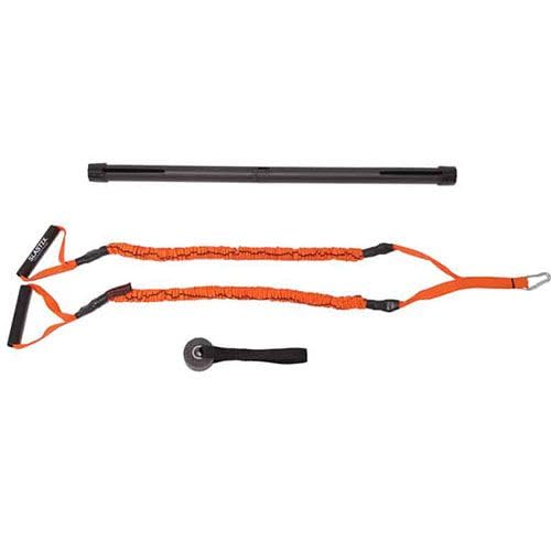 Slastix Dual Resistance Bands Training Kit - Complete Foam Resistance Band Set for Strength, Mobility & Full-Body Workout | 90 System - color: Orange, size: Medium