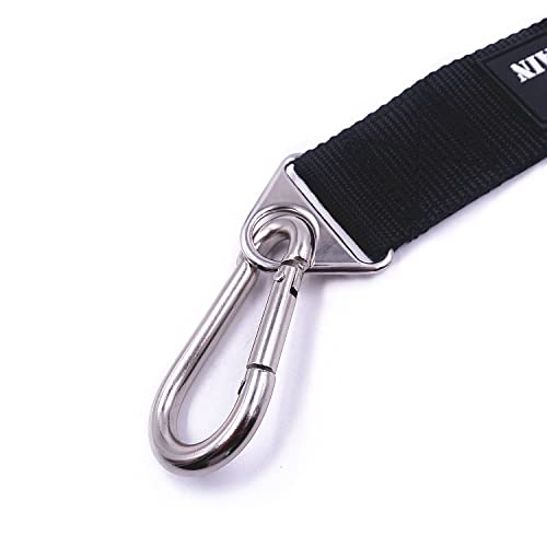 Arm Wrestling Training Strap Belt Hand Grip Arm Finger Forearm Exerciser Strengthener for Cable Machine and Free Weight - color: only strap ( not include loading pin )