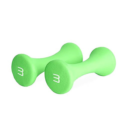 Tone Fitness set includes 3 PAIRS of DUMBBELLS