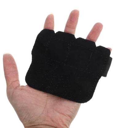 Pull up Grips Weight Lifting Gloves 2pcs Fingerless Gym Hand Grips Palm Protectors for Men and Women Fitness Training