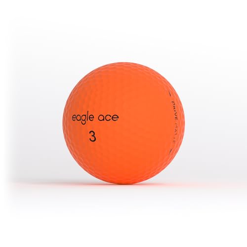 Eagle Ace™️ DriveMatte Golf Balls-2 Layers-Maximum Distance,Optimal Spin Control - color: Orange-24Pack