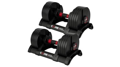 Core Fitness® Adjustable Dumbbell Weight Set by Affordable Dumbbells
