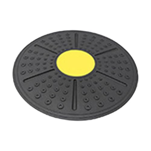 Wobble Balance ° Rotation Non Slip Diameter 36cm Portable Core Training Balance Stability, for Sports Home - color: Yellow