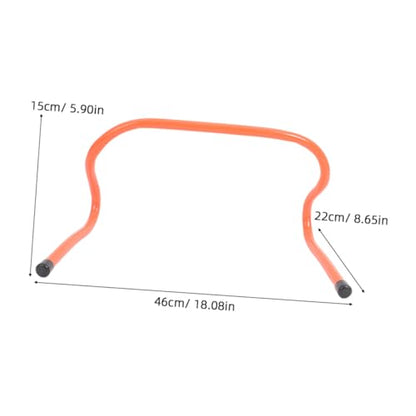 LIOOBO 4pcs Agility Hurdles 15cm Plastic Speed Training Hurdle Set for Football Soccer Agility and Sprint Drills Youth Sports Training Equipment