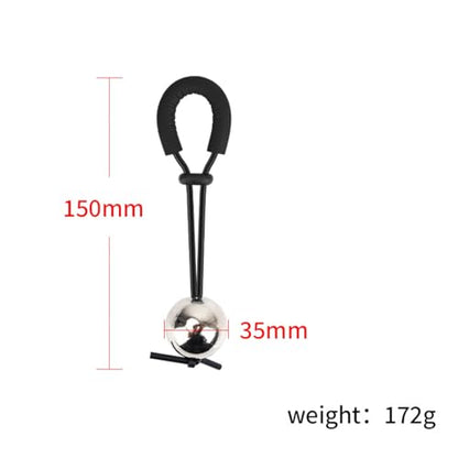 Men's Black Hanging Weight Training Equipment, Swing Exercise, Manual Size Adjustment, Manual Size Adjustment-USLSA008C (Black-1 Ball+2 Ball+3 Ball, Ball Size:35mm) - color: Black-1 Ball+2 Ball+3 Ball, size: Ball size:35mm
