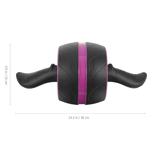 GLEAVI Ab Roller Wheel for Core Workout, ABS Fitness Exercise Roller Automatic Rebound, Portable Abdominal Training Equipment for Home Gym and Weight Loss