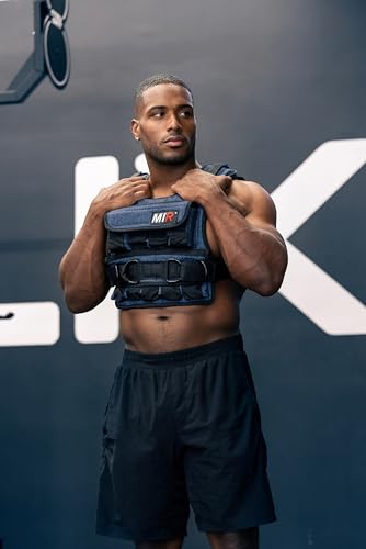 miR Air Flow Weighted Vest with Zipper Option 20lbs - 60lbs Solid Iron Weights Machine Washable. Workout Vest for Men and Women - size: 40lbs, style: Standard