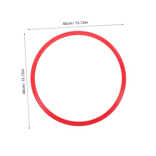 ibasenice 4pcs Enhanced Agility Training Ring Sturdy Soccer Practice Equipment for Drills