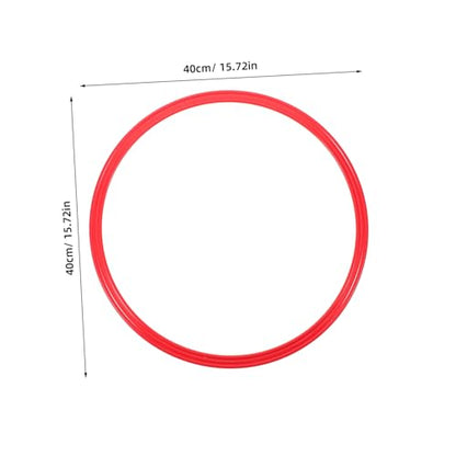 ibasenice 4pcs Enhanced Agility Training Ring Sturdy Soccer Practice Equipment for Drills