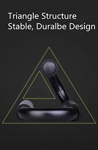 Pushup Bars Strength Training Push-up Stands Foam Grip Handle- Strong Chrome Steel with Non-Slip Bars Abdominal Workout Equipment Home Gym kit
