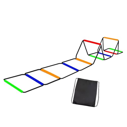 Colaxi Agility Ladder Speed Ladder Workout Improves Coordination Home Gym Outdoor Sports Folding Rugby Multipurpose Fitness Training