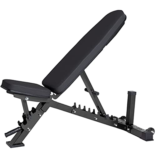 REP Adjustable Weight Bench | Home Gym Equipment | Foldable Workout Platform | Flat Incline Decline FID Design | Compact Strength Training Chair | Fitness Bench AB-3100