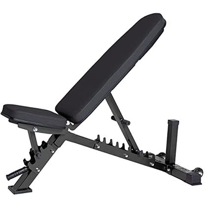 REP Adjustable Weight Bench | Home Gym Equipment | Foldable Workout Platform | Flat Incline Decline FID Design | Compact Strength Training Chair | Fitness Bench AB-3100