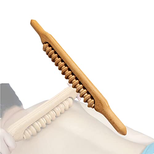 Wood Therapy Massage Tools,Gua Sha Rolling Stick Manual Massage Sticks,Lymphatic Drainage Massager for Maderotherapy,Relax Muscles and Relieve Body Aches 20.4INCH - color: Style D 20.4inch