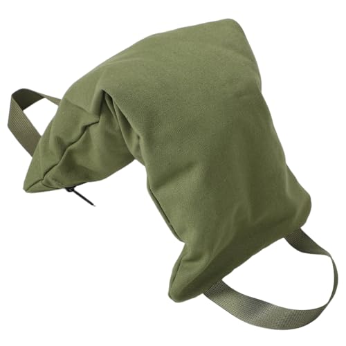 Milisten Canvas Weightlifting Sandbag for Fitness: Empty Yoga Training Shell - Army Green Weighted Bag for Leg Slimming & Strength Exercises