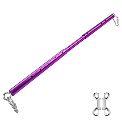 Spreader Bar Kit, Adjustable Workout Pilates Bar with Heavy Duty Exercise Stainless Steel Bar for Home Gyms Tools.